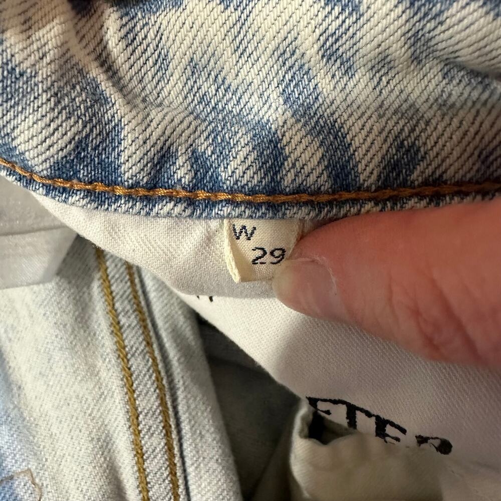 Levi's‎ Made & Crafted Needle Narrow Jeans Womens 29 Light Wash Blue Denim Slim - Picture 4 of 11